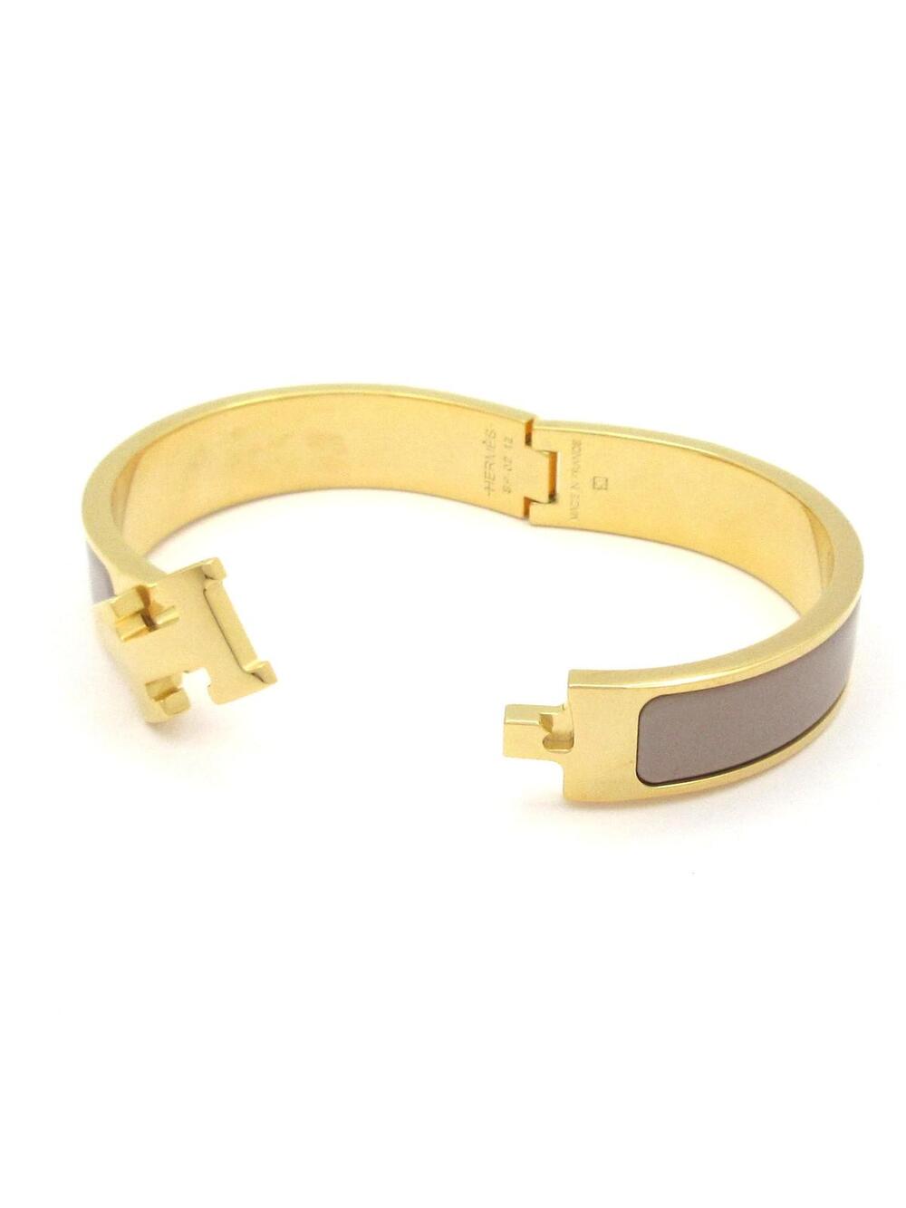 Hermes Clic H Gold Beige Hardware #304835H72B - Picture 5 of 5